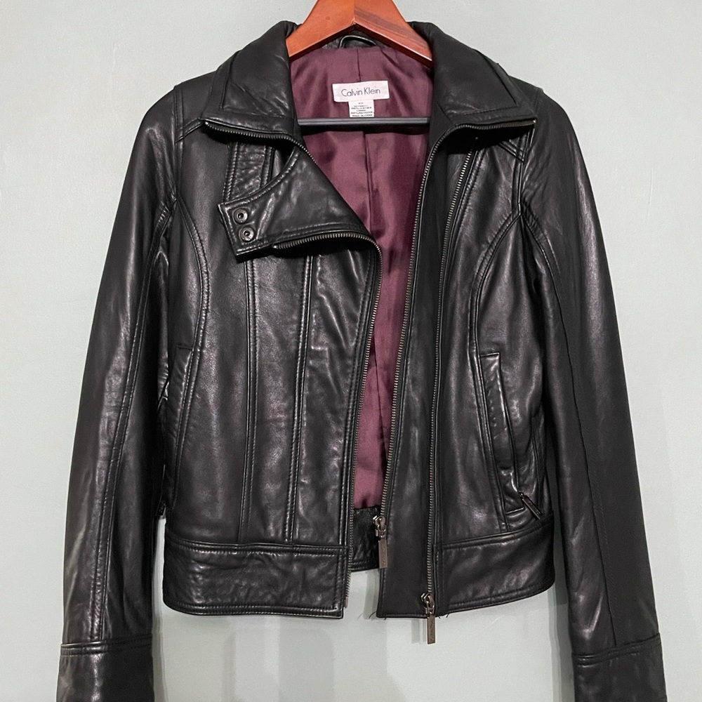 Calvin Klein leather Jacket